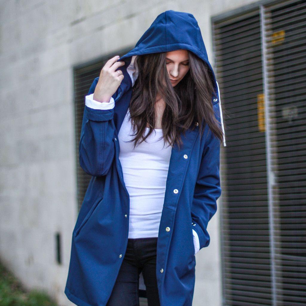 Navy | The Ambitious - Ember&Earth Rainwear